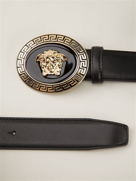 versace medusa logo belt|Versace Medusa belt men.